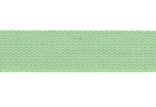 Gurtband Baumwolle 30mm mintgrün