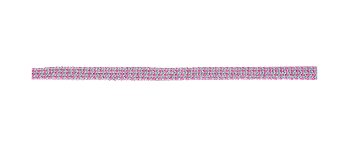 Hoodieband 10mm grau/pink