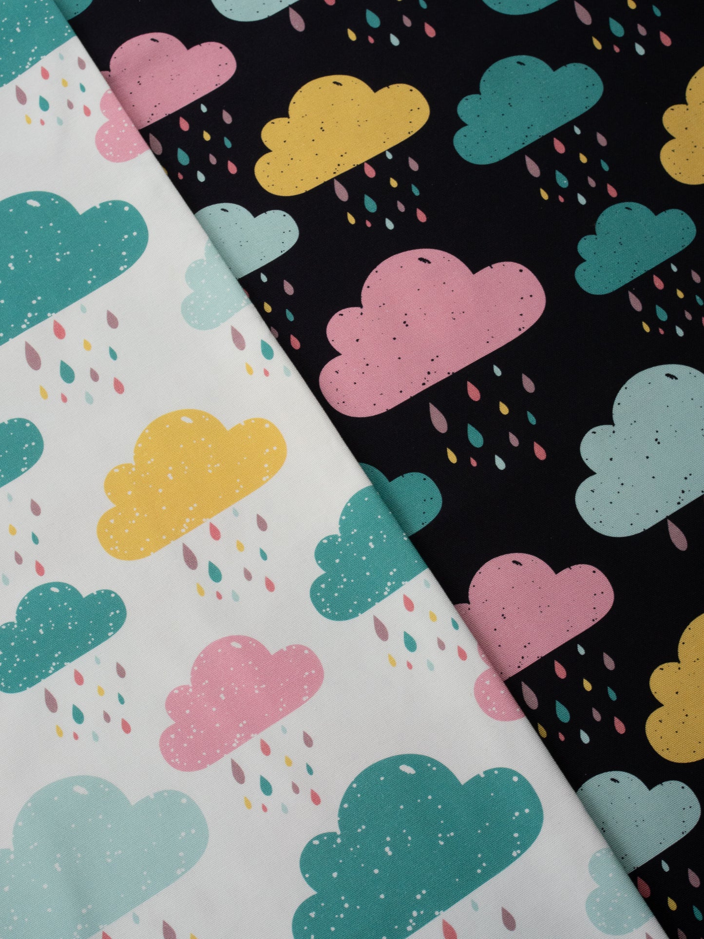 Canvas Wolken dunkelblau