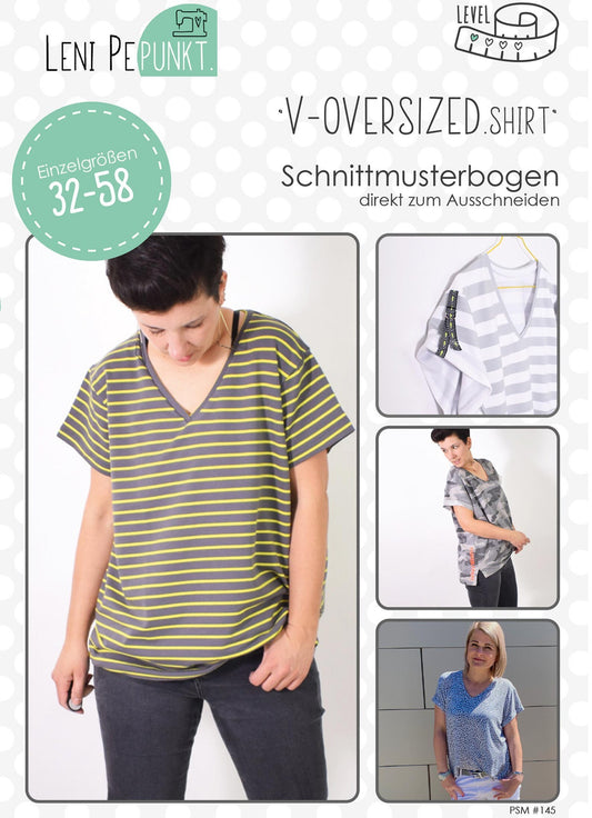 Lenipepunkt V-OVERSIZED.shirt Damen #145
