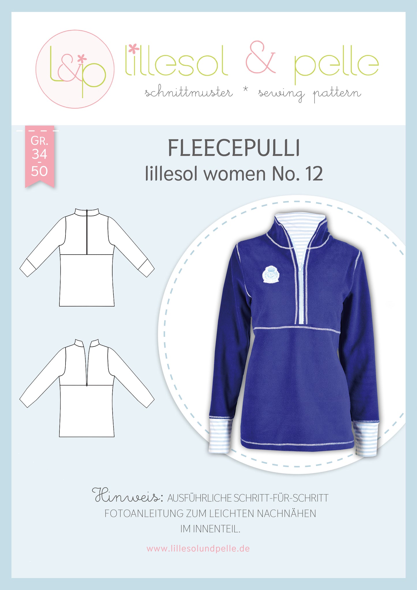 Lillesol und Pelle No.12 Fleece-Pulli